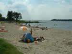 Der Strand am Ijselmeer in Putten